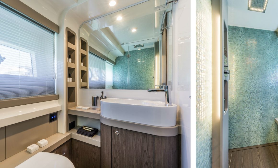 Ferretti Yachts 550 lower deck